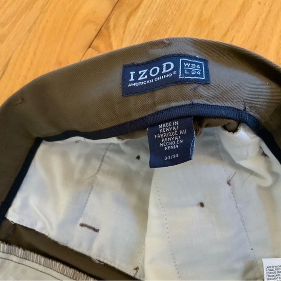 Men’s Izod pants new 34 x 34 smoke free home - Picture 2 of 2